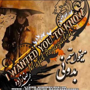 دانلود آهنگ مجيد رضازاده ميخواستم بدونى